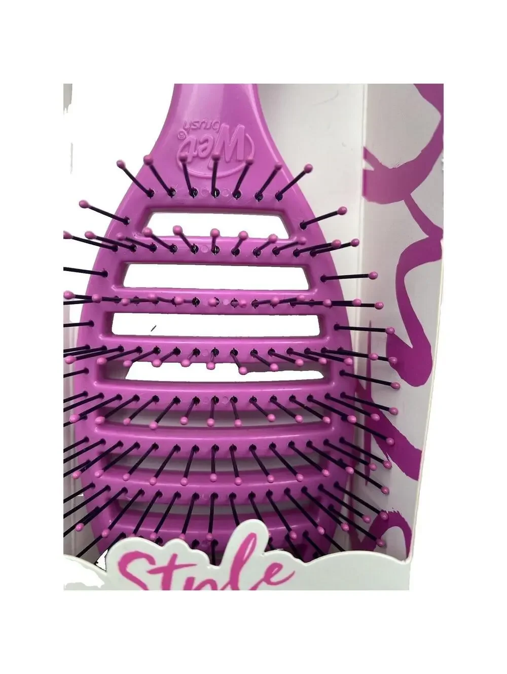 Wet Hair Brush Detangler Smooth Tangle-Free Brushing for All Hair Types New